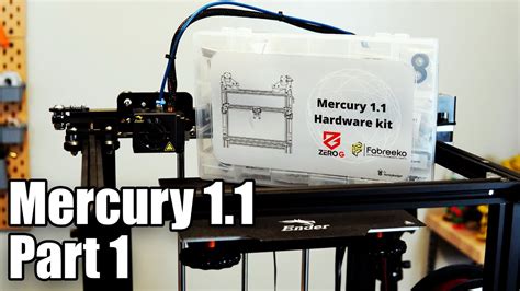 Zerog Mercury 11 3d Printer Build Part 1 Prep And Y Axis Youtube