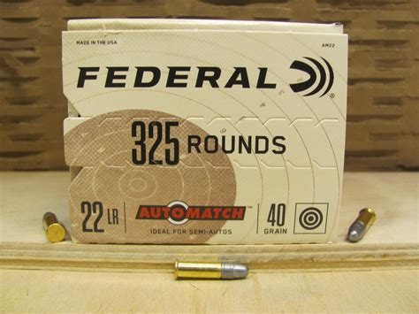 Federal Automatch 22 Lr Bulk Pack Ammo 3250 Rounds