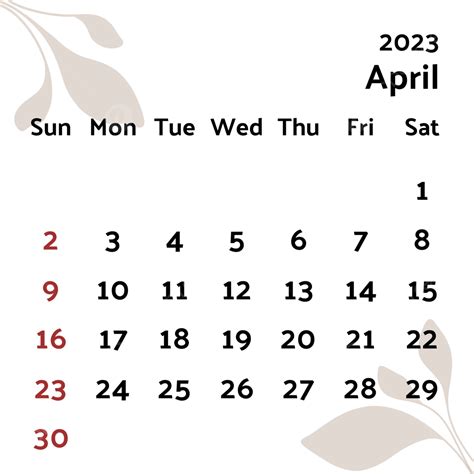 April Calendar Png Picture Aesthetic April Calendar April Calendar