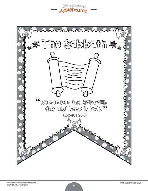 The Sabbath Activity Book Sabbath Activities Book Activities Bible