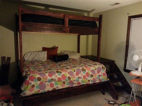 Shop for loft bed with stairs online at target. platform bed and jr loft bed with stairs combined | Ana White