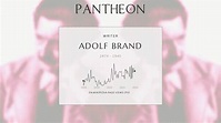 Adolf Brand Biography - German writer (1874–1945) | Pantheon
