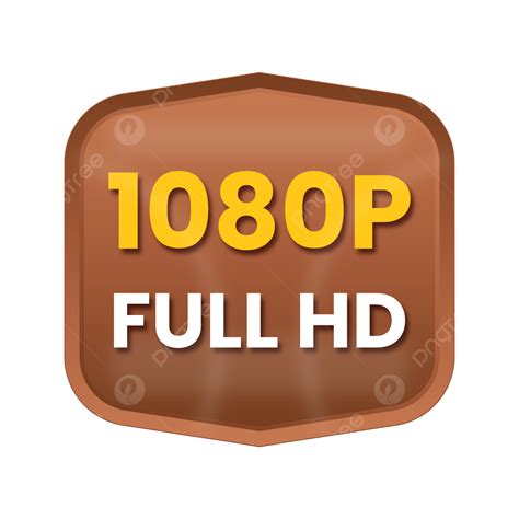 Gambar Tombol Full Hd 1080p Transparan Logo 1080p Label 1080p Tombol