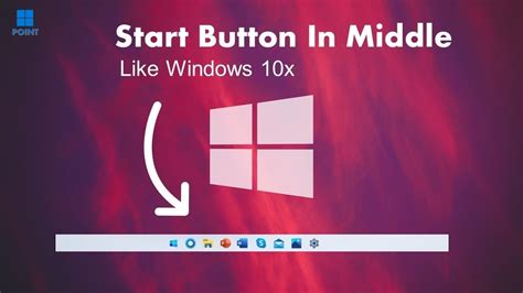 Centered Start Button Like Windows 10x Exclusive Way Youtube