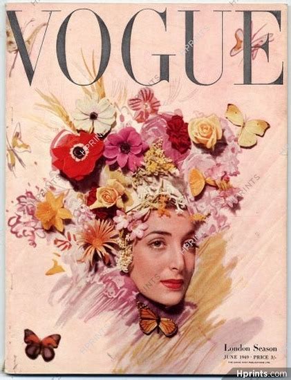 British Vogue June 1949 London Season Cecil Beaton — Magazines