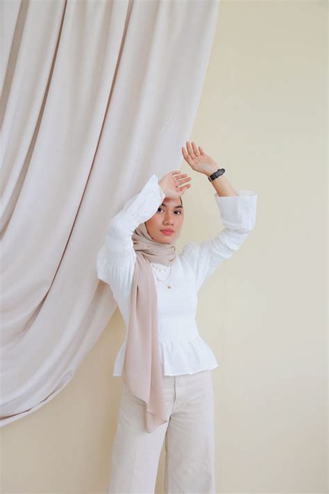 hijab fashion ruffled ruffle blouse tops women woman