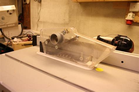 Third, measure the distance from the blade to the inside. Improve Dust Collection on Bosch Contractor's Saw ...