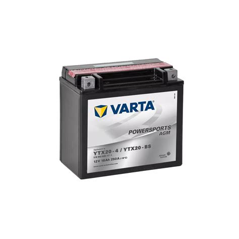 Batterie Moto Varta Agm Ytx20 Bs Batteries Motos Scooters Quads