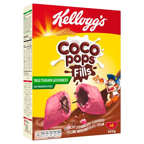 Crunchy Coco Pops Fills Strawberry And Chocolate Flavour Kelloggs Uae