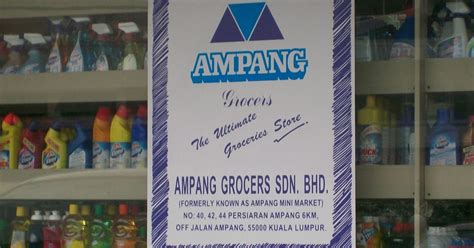 It operates in the miscellaneous durable goods merchant wholesalers industry. Selangor Daily Photo: Ampang Grocers SDN BHD