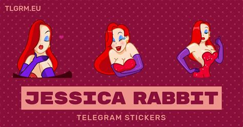 Jessica Rabbit Animated Sticker Set For Telegram