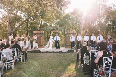 Ang And Geoffs Vintage Australian Bush Wedding