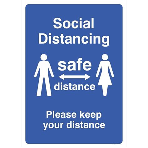 Social Distancing Please Keep Your Distance Safe Distance Sign
