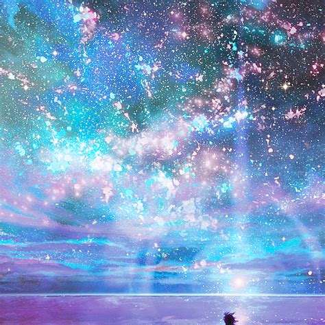 Anime Art Sky Galaxy Anime Scenery Anime Galaxy Galaxy Art