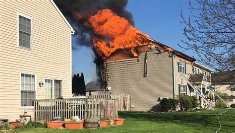 Grill Fire Destroys Townhouse