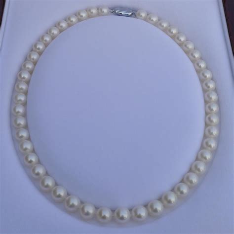 High Grade Pearl Mm Freshwater Pearl Necklace Mother Sent In