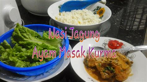 Few kitchens in malaysia are without an ayam product in the cupboard, certainly ours isn't. Nasi Jagung & Ayam Masak Kurma Mudah - .: Janji Kita