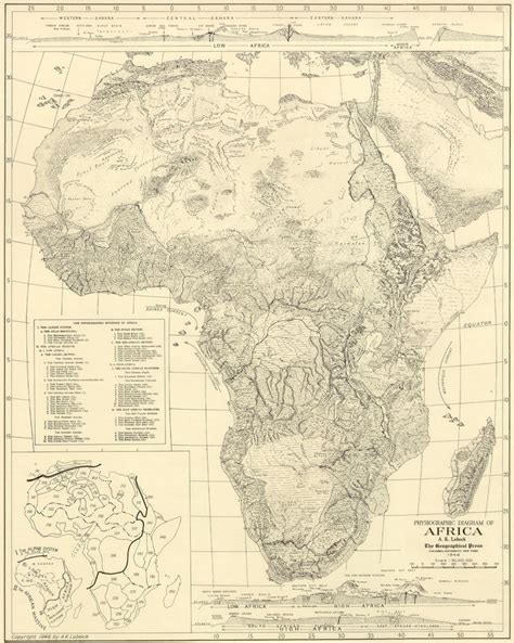 Ancient Map Of Africa Upside Down