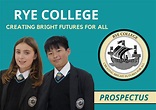 Rye College Prospectus by Schudio - Issuu