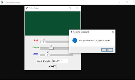 Python Gui How To Create Color Picker In Python Using Tkinter Tutorial