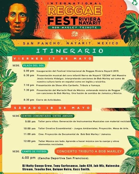 llega el international reggae fest riviera nayarit 2019 a san pancho nayarit boletos en
