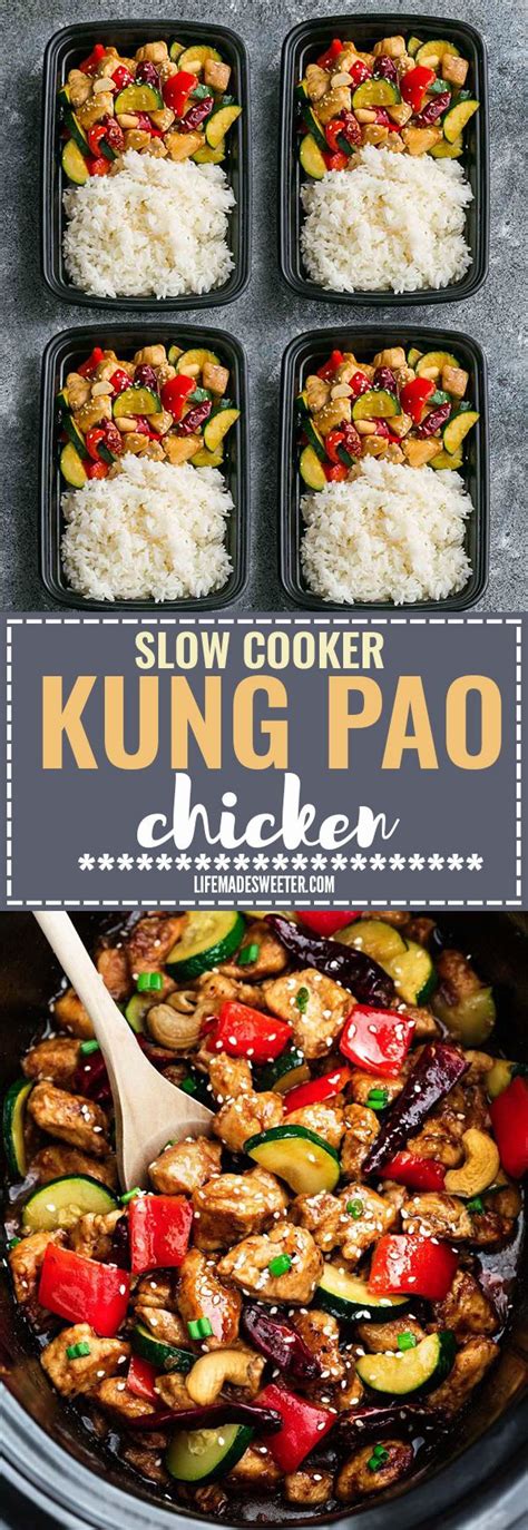 Skinny Slow Cooker Or Instant Pot Kung Pao Chicken Makes The Perfect