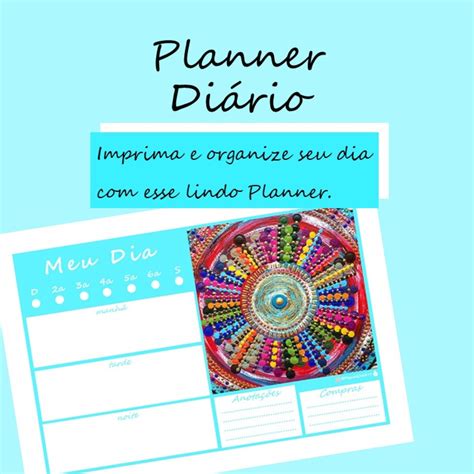 Digital Planner Semanaldiário Mantô Modelo 1 A4 Elo7