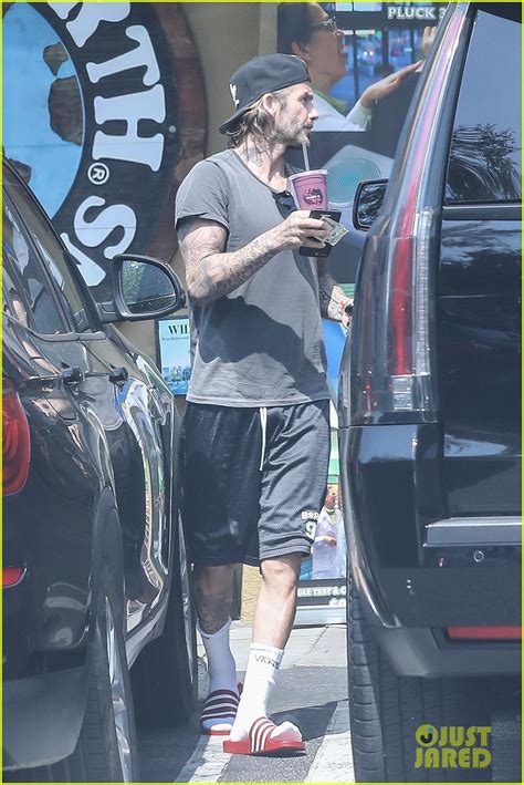 Photo David Beckham Shows Off Tattooed Arms After Sweat Sesh 02