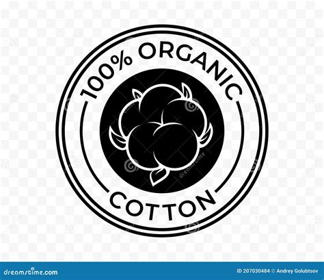 Organic 100 Percent Handwritten Green Badge Design Element For