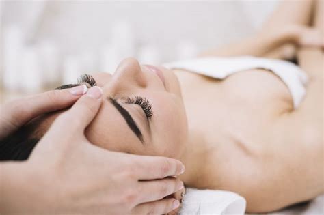 Woman Receiving A Relaxing Facial Massage Facial Massage Spa Images Medispa