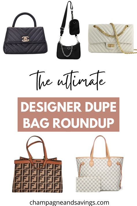 Affordable Designer Inspired Dupe Handbags That Look Expensive — Champagne And Savings