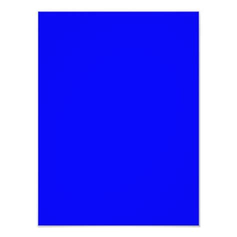 Bright Royal Blue Solid Trend Color Background Photo Print