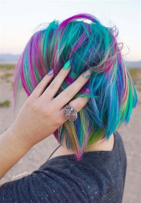 97 Cool Rainbow Hair Color Ideas To Rock Your Summer