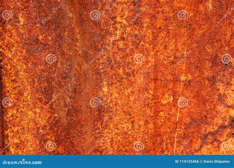 Texture Of A Sheet Of Old Rusty Iron Abstract Background Stock Photo