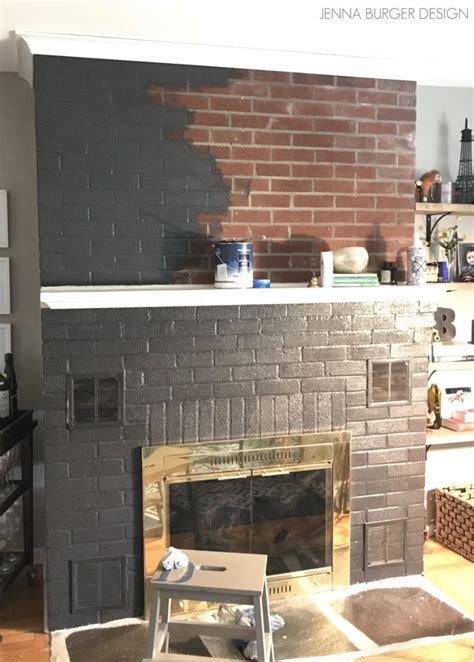 Using all these colors together creates a layered look that. DIY: Painted Brick Fireplace - Jenna Burger Design LLC