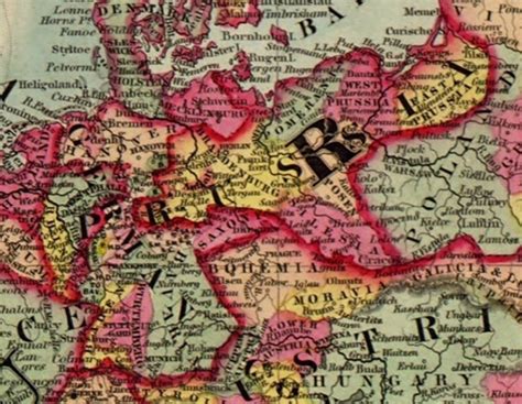 Trouvailles Une Carte Du Monde En 1854