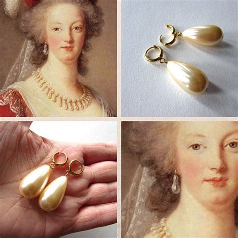 18th Century Pearl Earrings Georgian Earrings Pearl Hoop Etsy