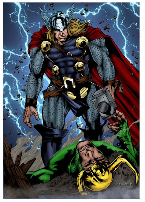 Thor Vs Loki By Rcardoso530 On Deviantart