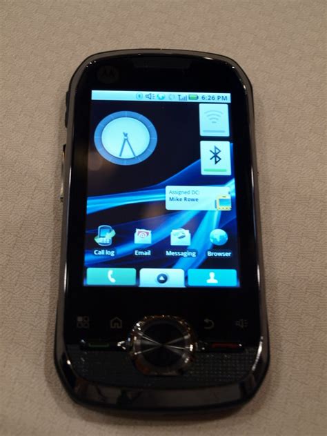 Hands On The Motorola I1 Sprint Nextels First Android Iden Handset