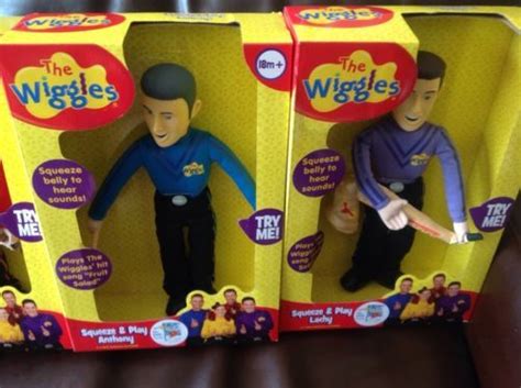 The Wiggles Dolls Plush Toy Emmasimonanthonylachy Squeeze And Sing