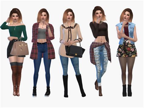 Sims Stuff Lookbook Everyday Wear Outfit Hot Sex Picture