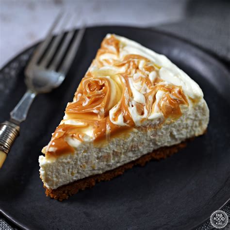 Easy No Bake Salted Caramel Cheesecake With Video Fab Food 4 All