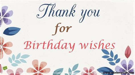 Thank You Messages For Birthday Wishes Guide