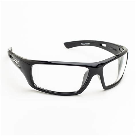 Gloss Black Leaded X Ray Protective Eyewear Wiley X Slay 0 75mm Pb Lead