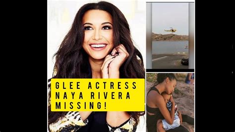 Glee Actress Naya Rivera Missing Search And Rescue Actual Video Footage Youtube