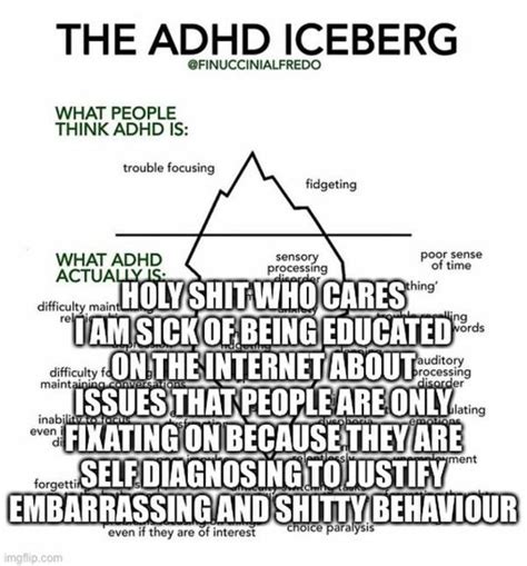 The Adhd Iceberg Meme The Adhd Iceberg Know Your Meme