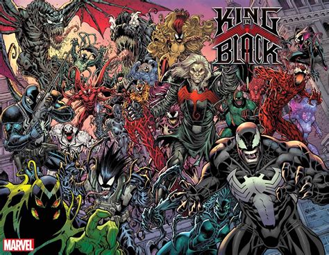 Todd Naucks King In Black 1 Cover Features Every Symbiote Ever Marvel