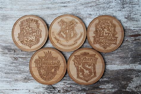 Harry Potter Houses Absorbent Coasters Interior Design Ideas