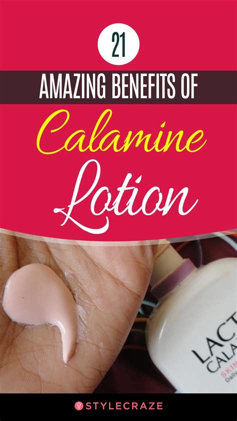 11 Amazing Benefits Of Calamine Lotion How To Use It The Right Way