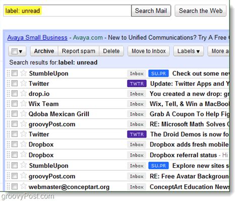 How To Make Gmail Display Only Unread Email